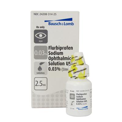 Flurbiprofen Ophthalmic Solution 0.03%: 2.5ml